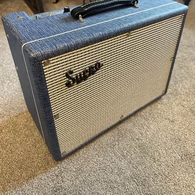 Supro 1970RK Keeley Custom 25-Watt 1x10" Guitar Combo 2018 - Present - Blue Rhino image 1