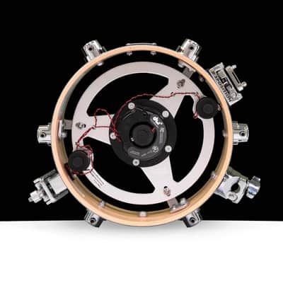 DWe 5x10 Midnight Blue Metallic Snare Drum Bundle (Drum, Hub and Software) image 2