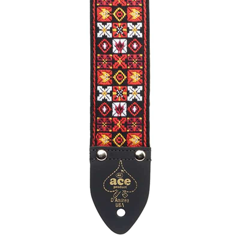 ACE VINTAGE X'S & O'S GUITAR STRAP image 1