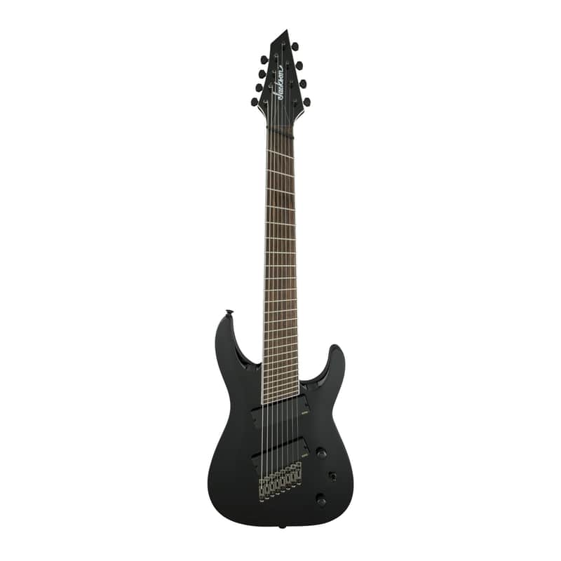 Jackson X Series Soloist Arch Top SLAT8 MS 8-String Electric Guitar (Black) image 1