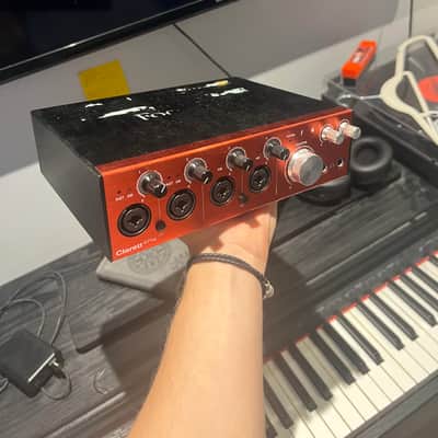 Focusrite Clarett 4Pre Thunderbolt Audio Interface 2010s - Red image 5