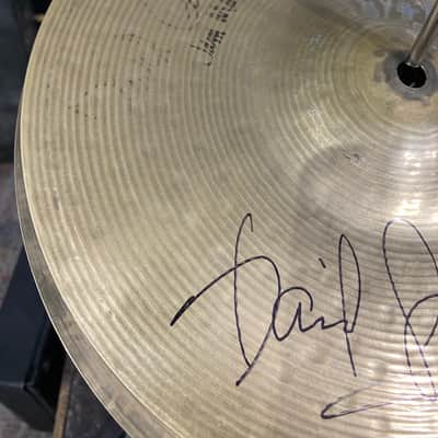 David Garibaldi's Tower of Power, Sabian  13" Signature Series, David Garibaldi Jam Master Hi-Hat Cymbals (Pair) SIGNED! image 7