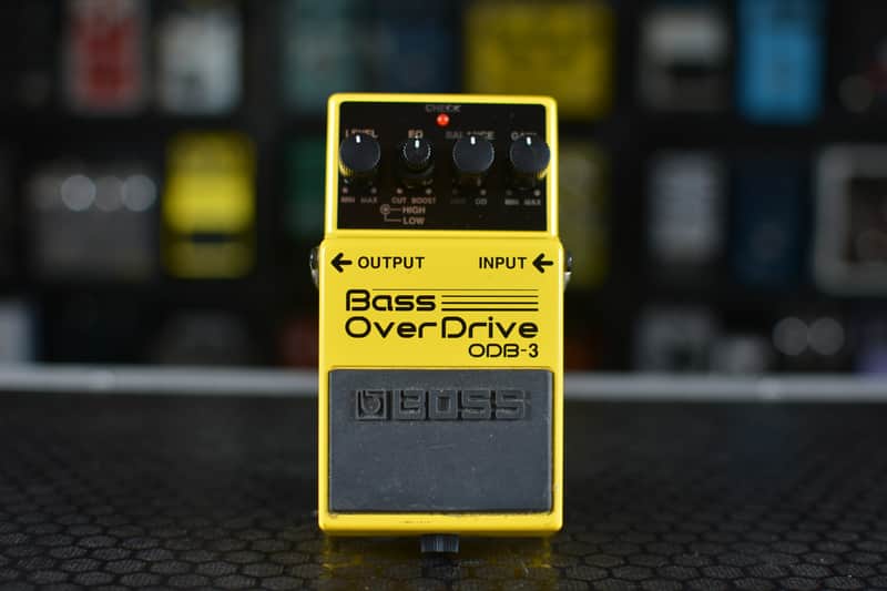 Boss ODB-3 Bass OverDrive (Silver Label) 1994 - Present - Yellow image 1