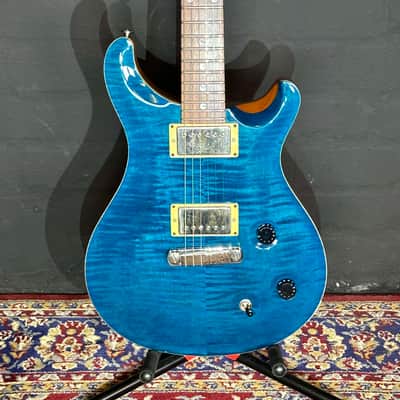 PRS 2004 Custom 22 Stoptail Sapphire Blue Made in USA Guitar + Case image 2