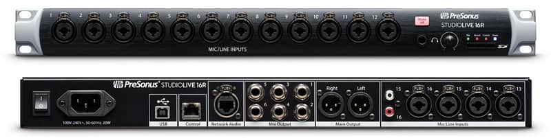 PreSonus StudioLive 16R 16-channel Rackmount Digital Mixer image 1