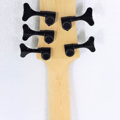 Left-Handed 5 String Electric Bass Bolt-On Maple Neck & Fingerboard KB5L-200F-SB image 5