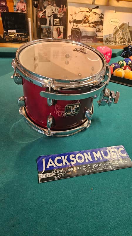 Gretsch catalina maple 10 inch tom - Deep Cherry image 1