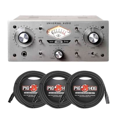 Universal Audio UA-710TF Twin-Finity Mic Preamplifier Nundle with XLR Cables (4 items) image 1