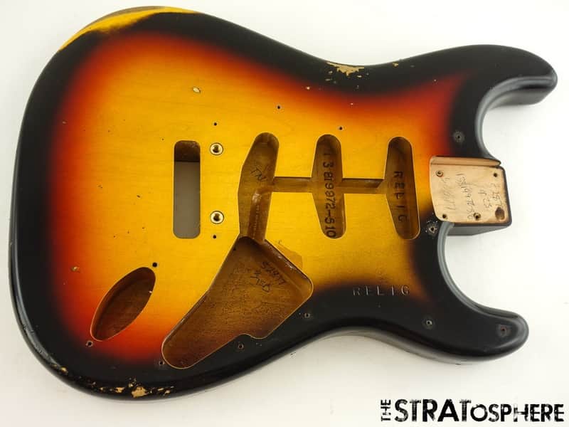 Fender USA Custom Shop Custom Strat Pro 2025 Relic BODY 3TS image 1
