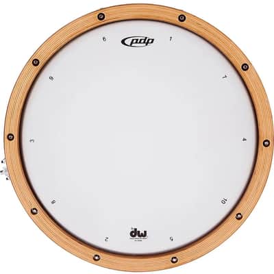 PDP LE Dark Stain Maple and Walnut 14”x7.5” Snare 2020s - Walnut stain image 2