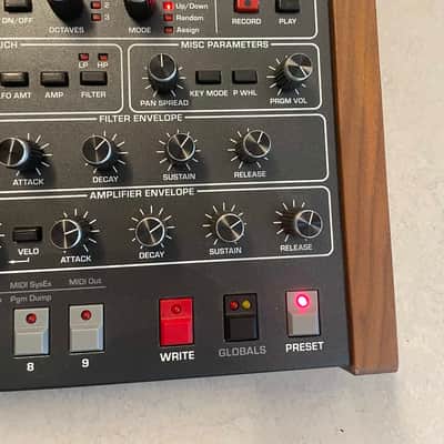 Sequential Prophet-6 Desktop 6-Voice Polyphonic Synthesizer 2018 - 2020 - Black with Wood Sides image 5