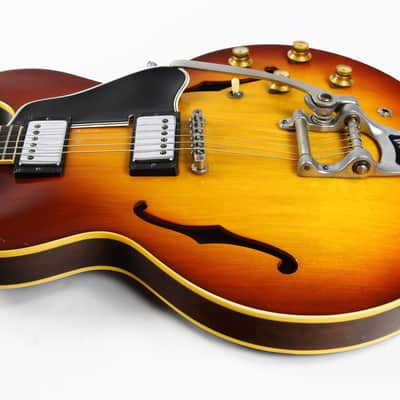 1965 Gibson ES-335 TD Vintage Semi Hollow Guitar WIDE NUT Factory Bigsby! image 14