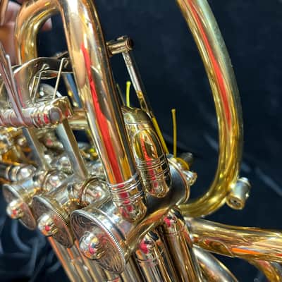 Restored Vintage Alexander 103 in Gold Brass with Cantesanu Leadpipe image 8