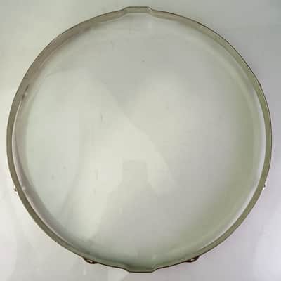 Leedy 14"Broadway Standard"Stick-Chopper Nickel NOB Snare Drum Resonant Rim/Hoop image 7