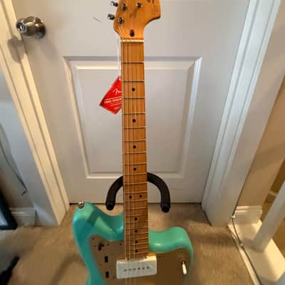 Squier 40th Anniversary Vintage Edition Jazzmaster 2022 - Present - Satin Sea Foam Green image 3