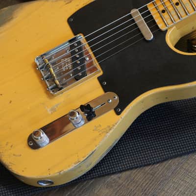 2019 Fender Custom Shop 53 Telecaster Time Machine 30th Anniversary Electric Guitar Heavy Relic Butterscotch Blonde + COA OHSC image 7