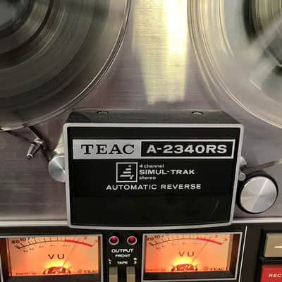 PLEASE READ AD!!! TEAC A-2340SR 1/4" 4-Track 4 channel Quad Auto Reverse Reel to Reel Tape Recorder 1970s - Silver #2 image 8