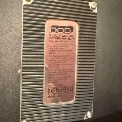 DOD Stereo Chorus FX65 with replaced knobs image 2