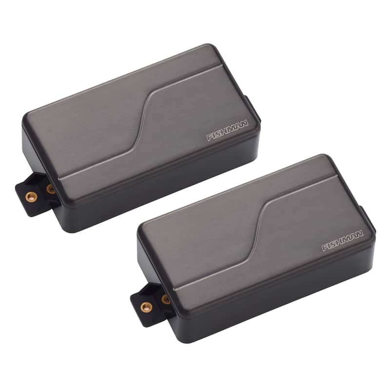 Fishman Fluence Modern Humbucker 6 String Pickup Set Brushed Black Nickel image 1