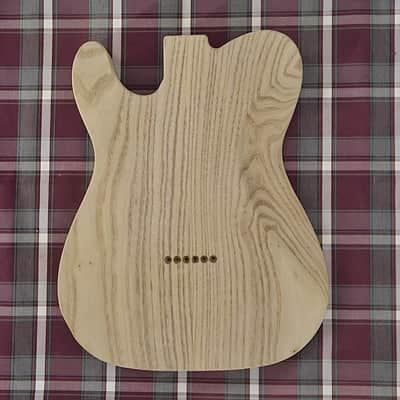 Woodtech Routing - 2 pc Catalpa - Arm & Belly Cut - Double P-90 Telecaster Body - Unfinished image 2