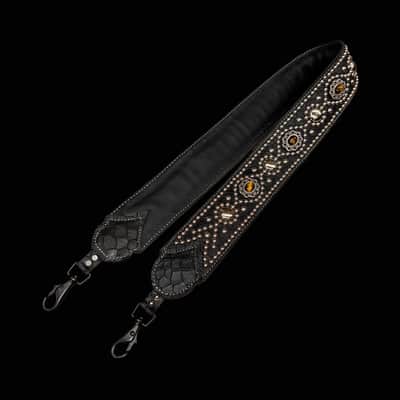 Carlino Tiger eye gig bag strap 2026 - Black image 4