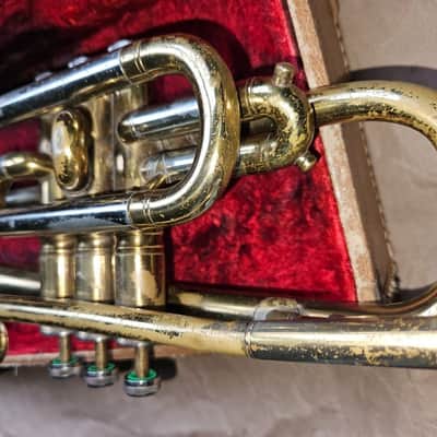 Argonaut cornet, with case & mouthpiece, Good Condition image 7