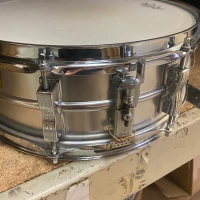 1967 Ludwig Acrolite Snare Drum Kit 14" x 5" with Case and Stand image 12