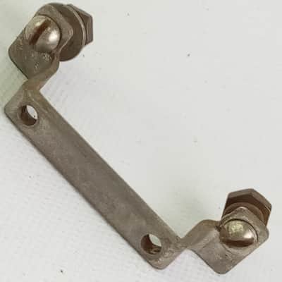 Leedy Snare Drum Butt Plate 2 1/2"Nickel Plating Vintage 20s Marching/Parade USA image 1