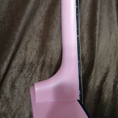 38" LOVELY FLORAL HAND-PAINTED PINK CLASSICAL GUITAR image 10