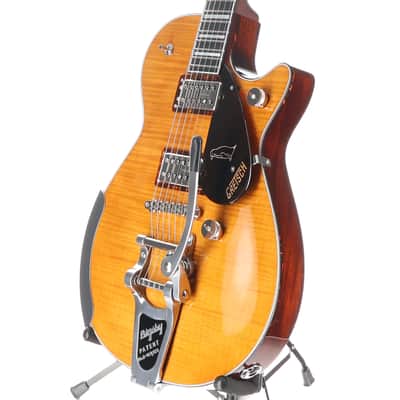 Gretsch G6134TFM-NH Nigel Hendroff Signature Penguin, Ebony Fingerboard, Amber Flame (P1)(93619) (93619) image 4