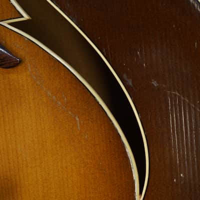 Sampo Archtop 1950s - Chocolate Sunburst made In Germany image 9