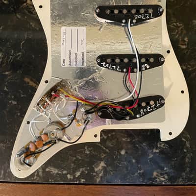 Fender Stratocaster 2007 fully loaded pickguard with stock OEM Fender standard pickups 016730 image 2