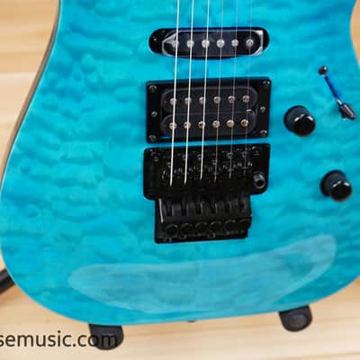 ESP LTD MH-203 QM - See Thru Blue Bild 6