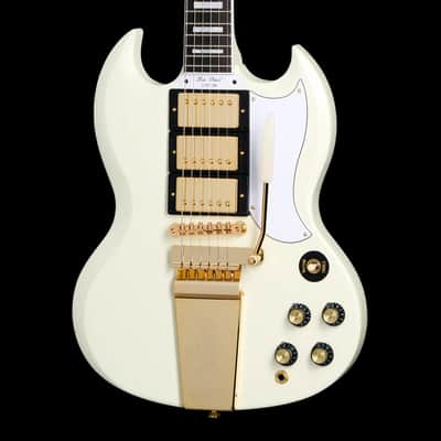 Epiphone 1963 Les Paul SG Custom With Maestro Vibrola Classic White(Incl. Hard Case) image 1