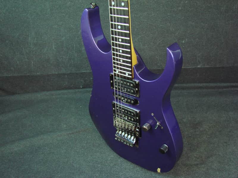 1996 Ibanez RG Series HSH Electric Guitar Purple Finish Japan | Reverb