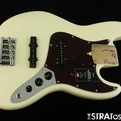 Fender American Professional II Jazz V 5 String Bass LOADED BODY Olympic White image 1