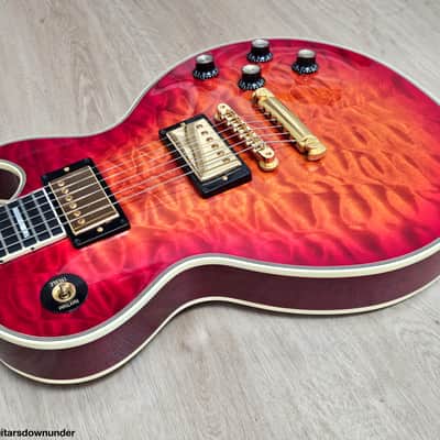 2007 Gibson Custom Shop 68 Les Paul Firemist 5A Quilt Top COLLECTOR GRADE MINT 1968 RI AAAAA image 6