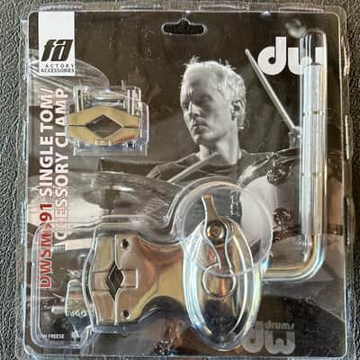 DW DWSM991 Single Tom Clamp with V Memory Lock 2010s - Chrome image 3