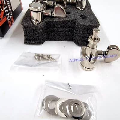 Kluson Revolution Locking Tuners 3+3 20:1 Ratio, KREL-3-C - Chrome image 2