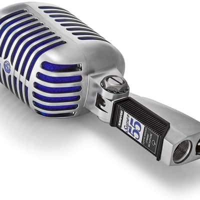 Shure Super55 Deluxe Vocal Vintage Elvis Style Microphone Chrome image 6