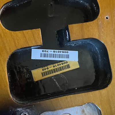 2003 Fender American Stratocaster 50th Anniversary ash sunburst 4 lb 14 oz body image 3