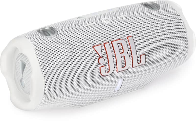 JBL Charge 6 Portable Waterproof Bluetooth Speaker - White image 1