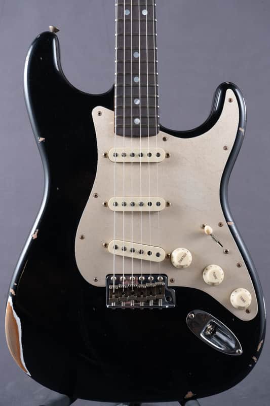 Fender Custom Shop Limited Roasted Bighead Stratocaster Relic - Black image 1