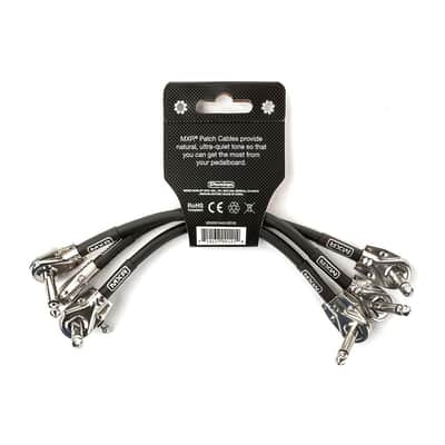 MXR 6" Pancake Plug Patch Cable for Guitar Effects Pedals 3 Pack image 3