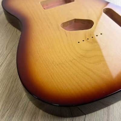 Sunburst Telecaster Tele Style Alder Wood Guitar Body image 5