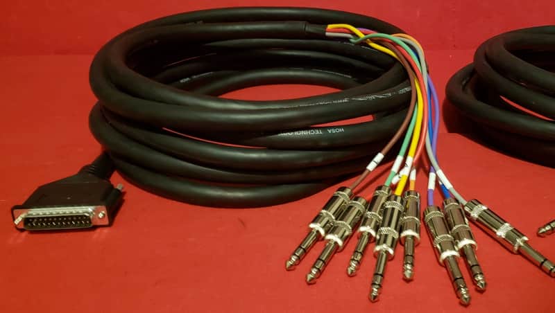*16 ft!* Hosa "DTP-805" - 8-Channel DB25 to 1/4" TRS Balanced Snake / $84.60 at Sweetwater! 1 of 2 image 1