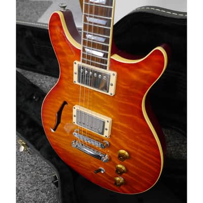 Hamer Artist Custom '59 Sunburst Semi Hollow Body Cherry Burst 1996 image 6