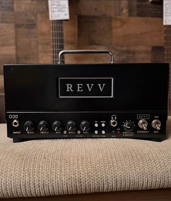 REVV G20 2-Channel 20-Watt Guitar Amp Head with Reactive Load and Virtual Cabinets