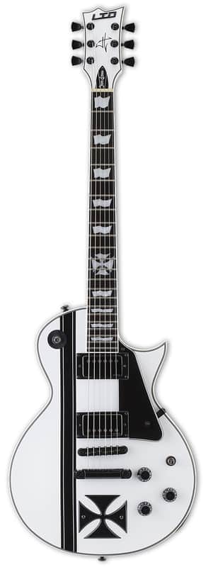 ESP LTD IRON CROSS Snow White w/Case (B Stock) image 1