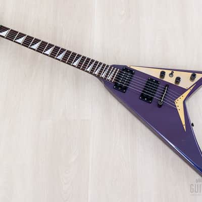 1993 Grover Jackson Randy Rhoads Standard V Blue Purple w